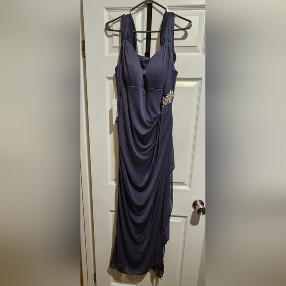 NWT Azazie Weitzman Stormy Mesh Dress - Picture 4 of 7